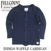 FULLCOUNT 3705 INDIGO WAFFLE CARDIGAN画像