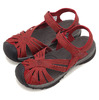 KEEN Rose Leather WOMEN Red Dahlia/Gargoyle 1014498画像
