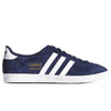 adidas GAZELLE OG NIGHT INDIGO/RUNNING WHITE/GOLD MET Q21600画像