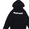 Fucking Awesome Inverted Logo Embroidered Hoodie BLACK画像