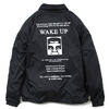 OBEY COACHES JACKET "WAKE UP" (BLACK)画像