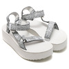 Teva FLATFORM UNIVERSAL CRACKLE WHITE 1010324-WHT画像
