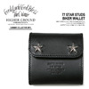 CRIMIE 77 STAR STUDS MIDDLE BIKER WALLET C1F3-AC05画像