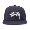 STUSSY STOCK HO15 SNAPBACK CHARCOAL HEATHER画像