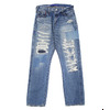 DENIM BY VANQUISH & FRAGMENT five years wash wide straight denim pants× Fragment Design VFP1052画像