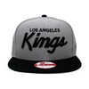 NEW ERA LOS ANGELES KINGS SNAPBACK GREYxBLACK JPNELAK082画像