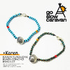 go slow caravan × Karen KAREN TURQUOISE BEADS CONCHO BRACELET 342404画像