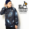 go slow caravan MICRO LIP PRINT POCKETABLE PARKA JACKET 340803画像