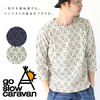 go slow caravan 鹿の子 7分 TEE ティピー柄 341919画像