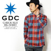 GDC CHECK SLIT BIG SHIRT 32013画像