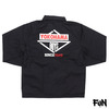 FUN YOKOHAMA BOYS COACH JACKET BLACK画像