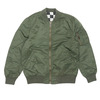 Supreme Reversible Checkered MA-1 OLIVE画像