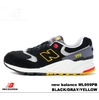 new balance ML999 PB BLACK GRAY YELLOW画像