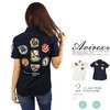AVIREX WOMENS S/S AAF TEAM PATCH SHIRT 6265023画像