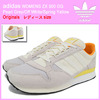 adidas Originals WOMENS ZX 500 OG Pearl Grey/Off White/Spring Yellow S78944画像