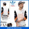adidas Originals Color Block 3/4 Crew AO0543/AO0544画像