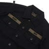 WTAPS BUDS LS SHIRT.COPO.SERGE BLACK画像