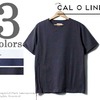 CAL O LINE 革紐 ソリッドカラーTシャツ CL161-069画像