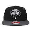 NEW ERA NEW YORK KNICKS スナップバックキャップ BLACKxGRAPHITE FFNENYK207画像