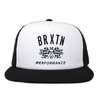 Brixton PISTON MESH CAP WHITExBLACK BXT374画像