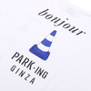 THE PARK・ING GINZA × bonjour records PARKING TEE WHITE画像