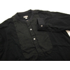 BLACK SIGN Fancy Bosom Henley Neck Long Sleeve Jersey Shirts BSSN-16303B画像