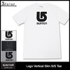 BURTON Logo Vertical Slim S/S Tee 168371画像