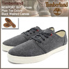 Timberland NEWPORT BAY Canvas Plain Toe Oxford Black Washed Canvas A18CT画像