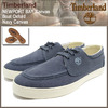 Timberland NEWPORT BAY Canvas Boat Oxford Navy Canvas A18EE画像