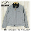 IRON HEART 14oz. Herringbone Zip Work Jacket IHJ-44画像