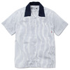 Bluco STANDARD WORK SHIRTS S/S (NAVY STRIPE) OL-108画像