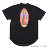 BLACK SCALE GUADALUPE WARM UP JERSEY MESH BLACK BS16SK061画像