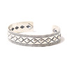 hobo Cobblestone Silver Bracelet Narrow by STANLEY PARKER HB-A2312画像
