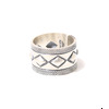 hobo Cobblestone Silver Ring Narrow by STANLEY PARKER HB-A2301画像