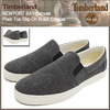 Timberland NEWPORT BAY Canvas Plain Toe Slip-On Black Canvas A18IS画像