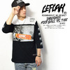 LEFLAH DREAMIN FOOTBALL 7/S TEE -BLACK-画像