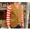 FREEWHEELERS UNION SPECIAL OVERALLS “CONDUCTOR VEST” Original Cotton Duck Dry Finish 1621005画像