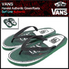 VANS Hanelei Authentic Green/Rasta Surf Line VN-000ZTIIN8画像