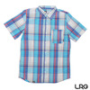LRG RC SS PLAID ONE WOVEN OFF WHITE J162008画像