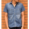HOUSTON DENIM WORK SHIRT 40193画像