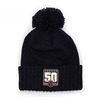 Mitchell & Ness CHICAGO BULLS 50th ANNIVERSARY KNIT BEANIE BLACK LVMNCHB290画像