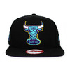 NEW ERA CHICAGO BULLS TEAM-BASIC AQUA HOOK SNAPBACK BLACK EANECHB506画像