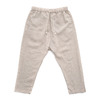 GOLD LINEN BROAD 4/5 LENGTH EASY PANTS GL41519画像