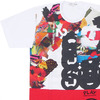 COMME des GARCONS Collage グラフィックハート Tシャツ画像