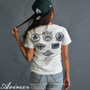 AVIREX WOMENS S/S PATCHED CREW NECK TEE 6263180画像