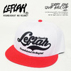 LEFLAH SCRIPT LOGO SNAP BACK CAP -RED-画像