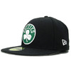 NEW ERA BOSTON CELTICS NBA-CHASE FITTED BLACK NEBTC140画像