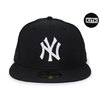 NEW ERA × KITH NEW YORK YANKEES NY LOGO FITTED BLACKxWHITE KTNENYY1424画像
