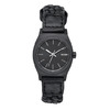 nixon THE SMALL TIME TELLER LEATHER BLACK WOVEN NA5092053-00画像
