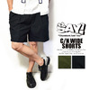 SAY! C/N WIDE SHORTS画像